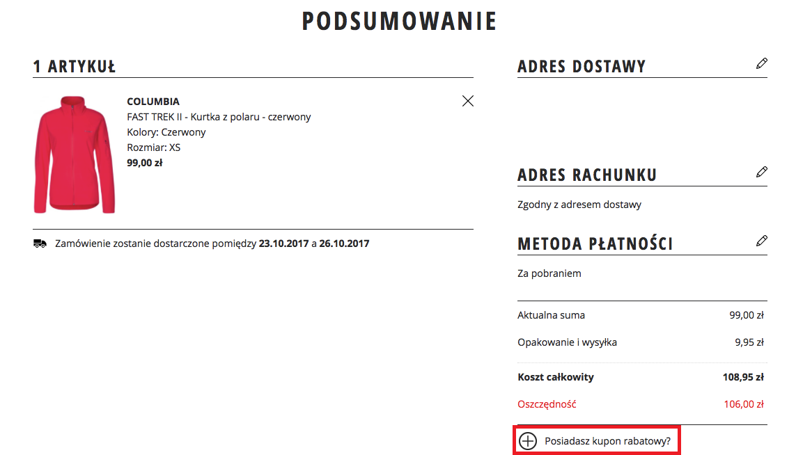 Zalando Lounge kod rabatowy 80 Styczeń 2018 Skorzystaj! Picodi