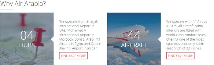 Reasons to fly with Air Arabia