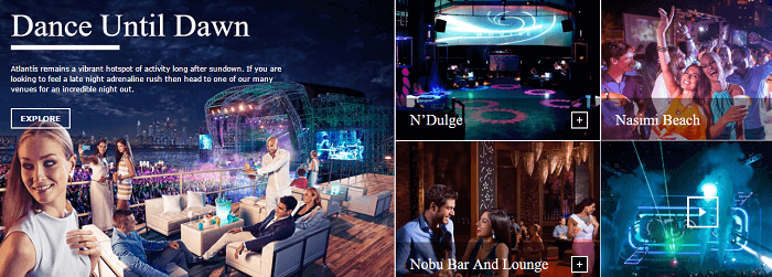 Dance the night away at Atlantis The Palm