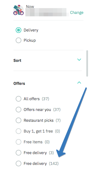 Deliveroo UAE free delivery