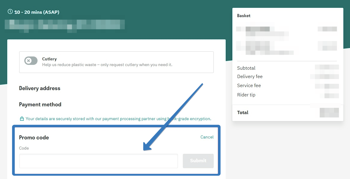 How to use Deliveroo code