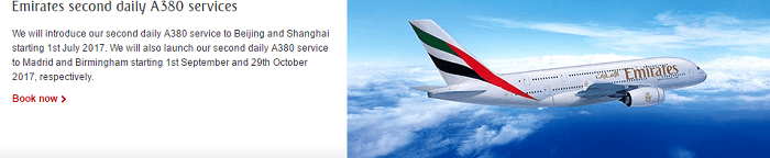 Fly with Emirates
