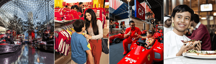 Enjoy the Ferrari World experience
