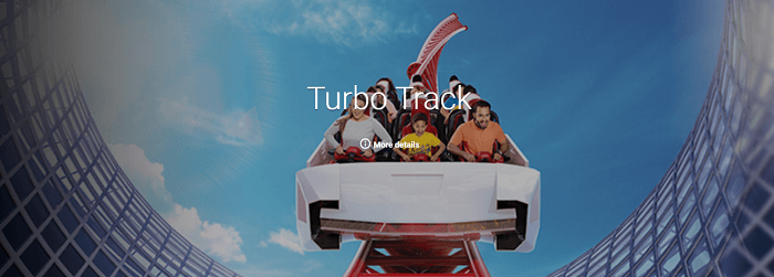The turbo race at Ferrari World