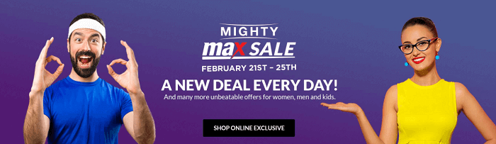 Take a look at MaxFashion website