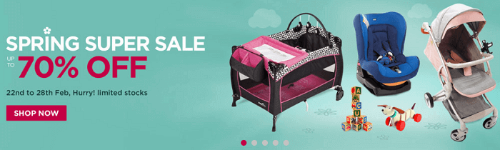 Sale items at Mumzworld