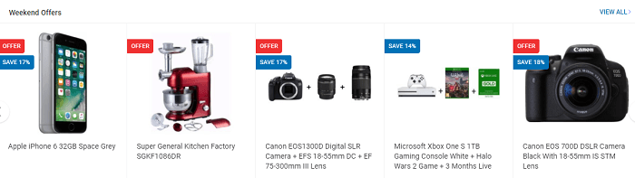 Weekend offers at Sharaf DG