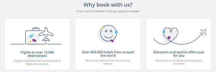 Why book with Tajawal?