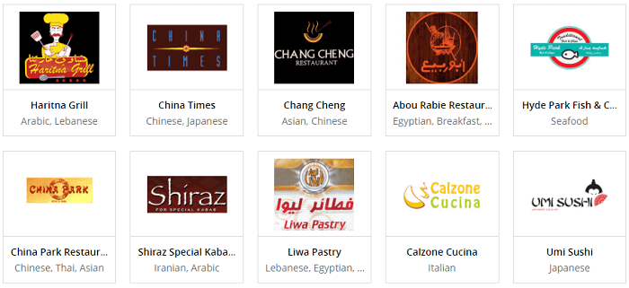 All possibilities available at Talabat