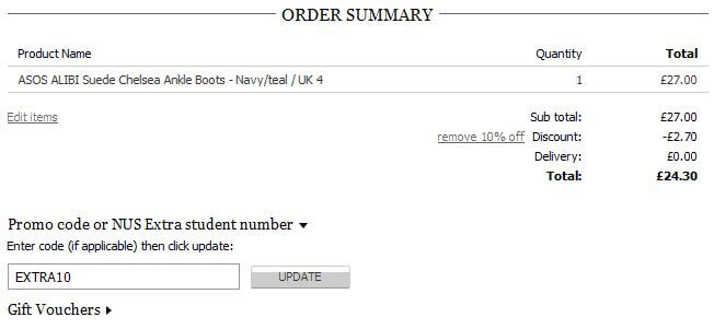 orden ASOS orden ASOS