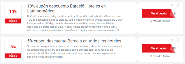 cupones Barceló cupones Barceló