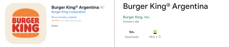 App de Burger King