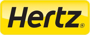Hertz logo Alquila los coches con Hertz