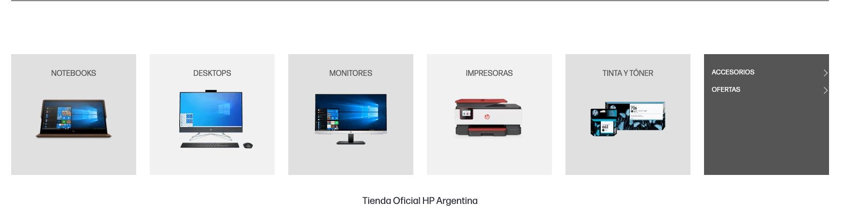 categorias hp
