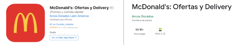 App de McDonald’s