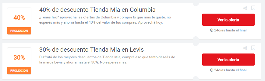 códigos descuento Tiendamia