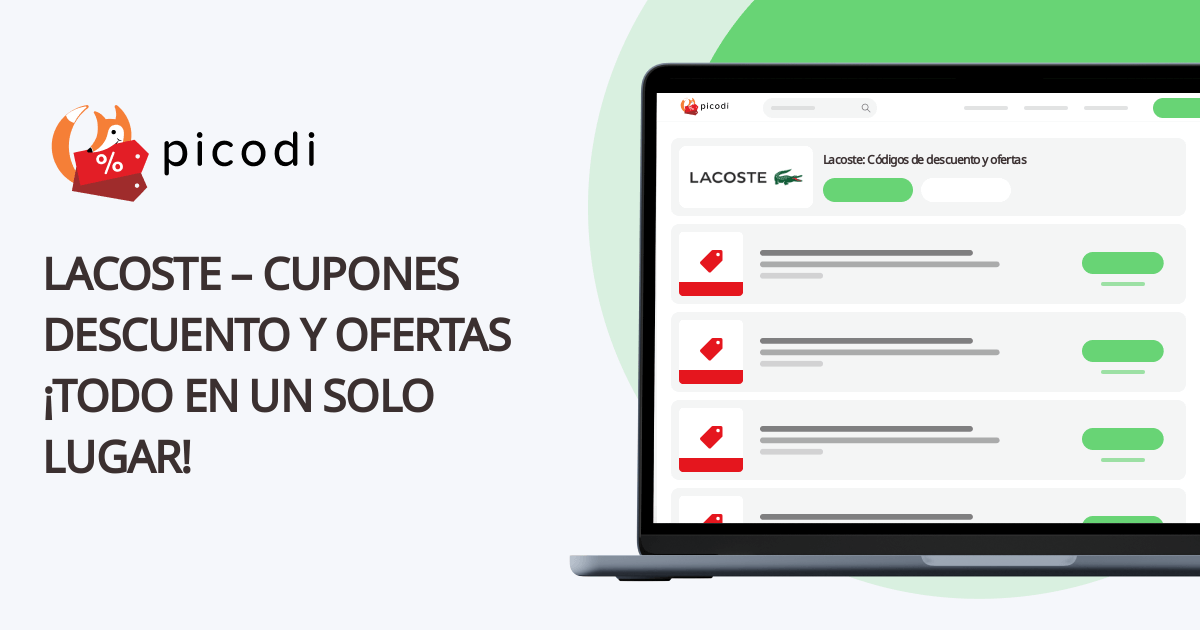 lacoste cupon