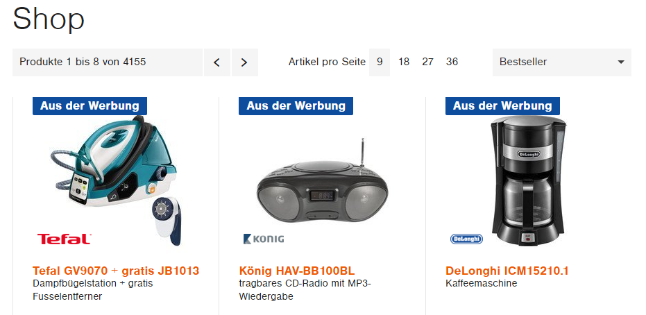 Tolle Produkte bei expert