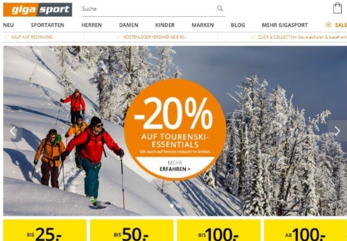 Der giga sport Gutscheincode