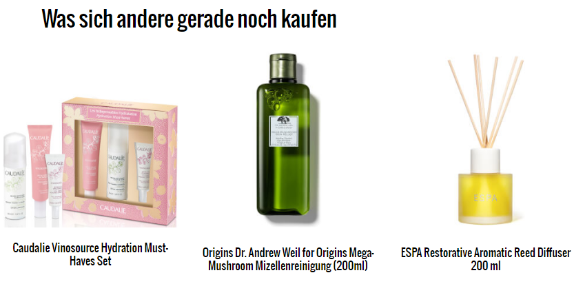 Tolle Produkte bei lookfantastic