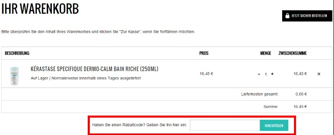 den lookfantastic Gutschein einlösen