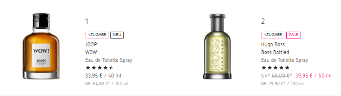 Herrendüfte bei parfumdreams