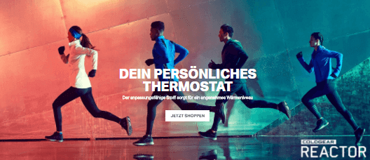 Under Armour Hauptseite