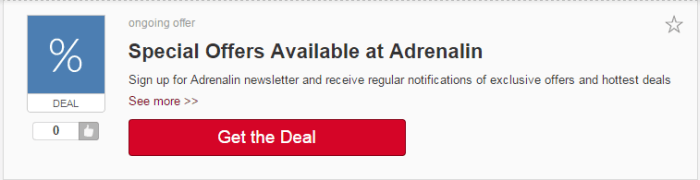 click to get the deal get the Adrenalin's deal