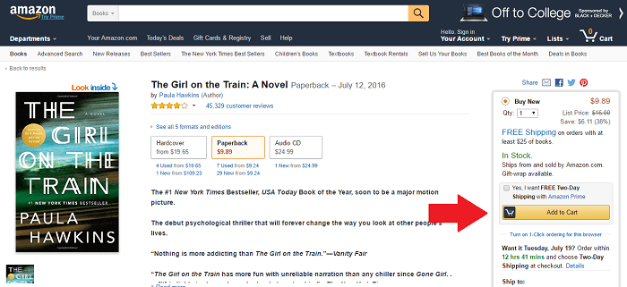 Shopping at Amazon is easy!