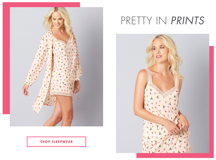 Print lingerie