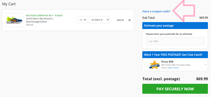 discount vouchers Catch