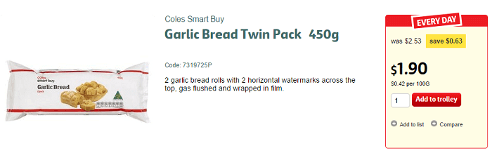 add products to the basket at Coles start adding products to the basket