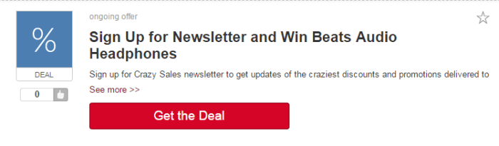 save money and get the deal at Crazy Sales