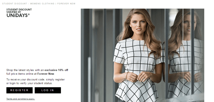 get a discount at Forever New student discounts at Forever New