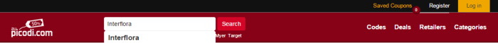 search for Interflora at Picodi search for Interflora at Picodi