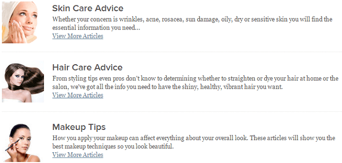 Expet advice at Paula's Choice