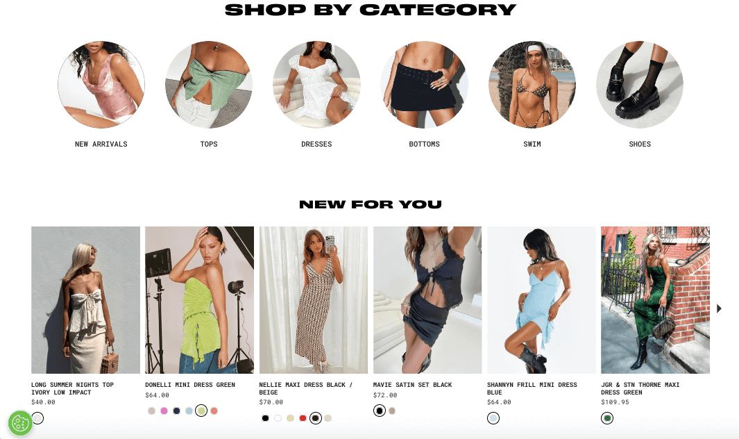 Princess Polly assortment