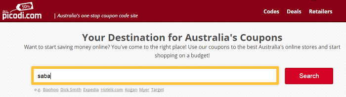 Search for SABA at Picodi.com Search for SABA at Picodi.com