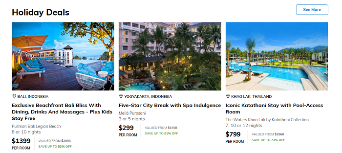 Go on holidays, cheaper