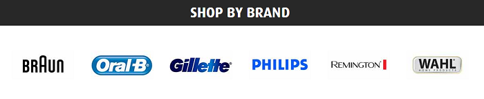 Look for your favourite brand