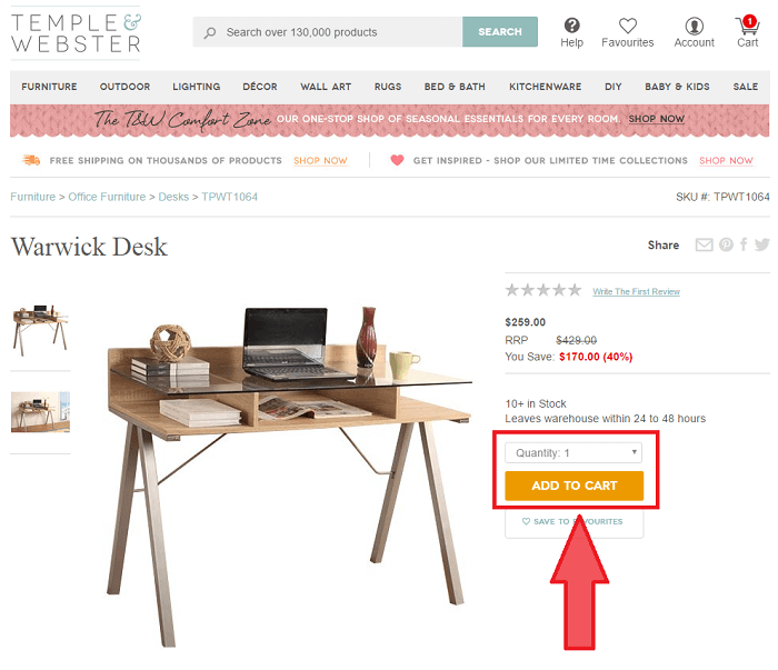 Visit Temple & Webster Visit Temple & Webster