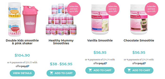 Healthy and delicious smoothies