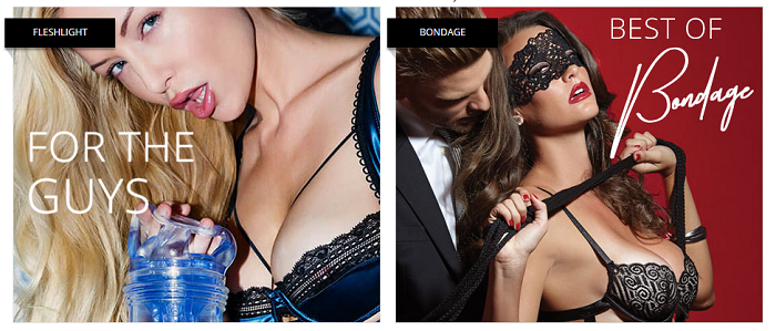 Bondage accessories at Wild Secrets