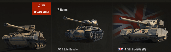 World of Tanks premium World of Tanks special offer