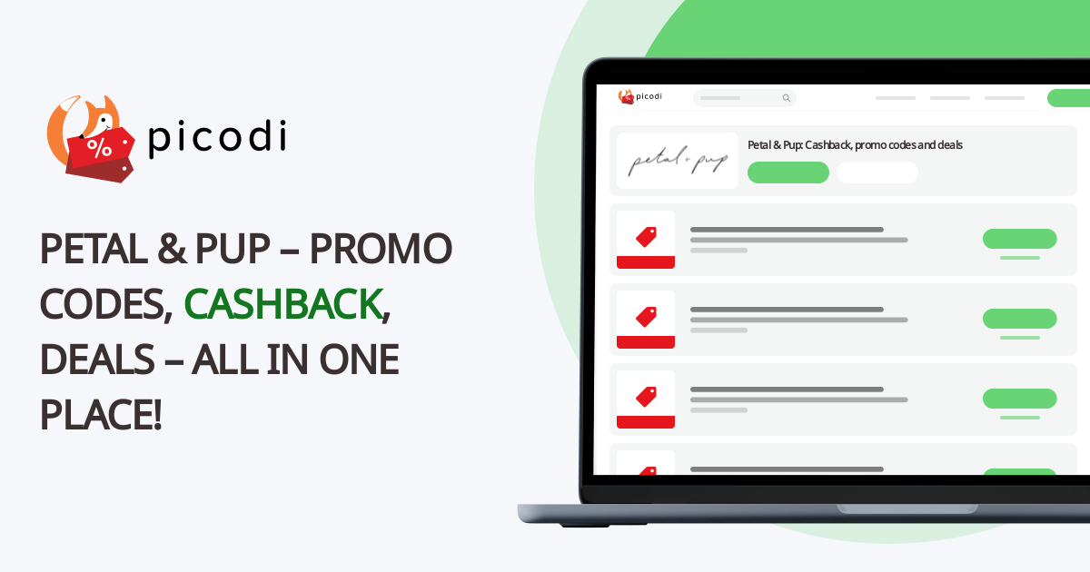 Petal and Pup discount code August 2024 Picodi Australia