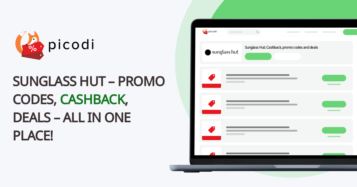 Sunglass Hut promo code August 2024 Picodi Australia