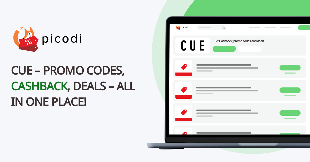 Cue discount code September 2024 Picodi Australia