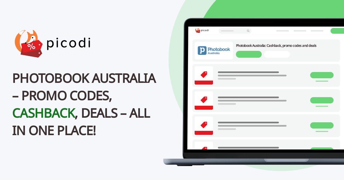Photobook Australia voucher August 2024 Picodi Australia