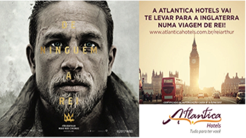 Promoção Filme Rei Arthur Atlantica Hotels