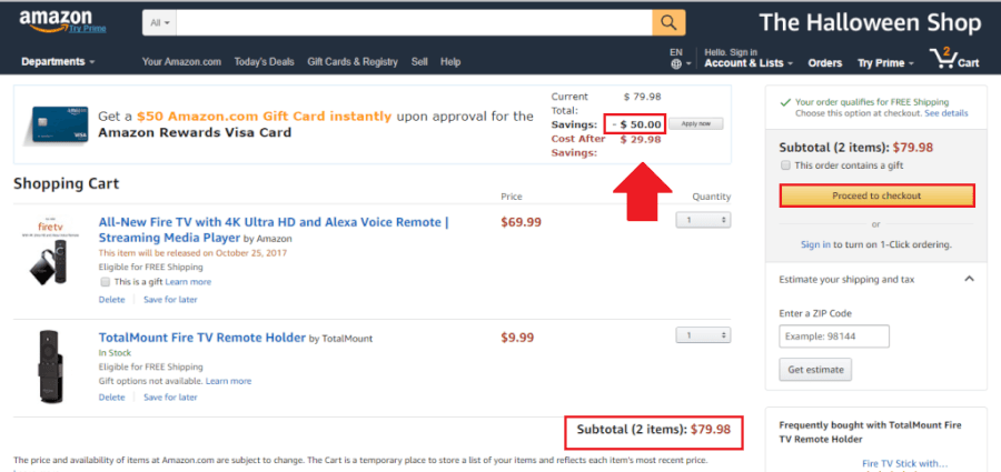 cupons de desconto Amazon.com